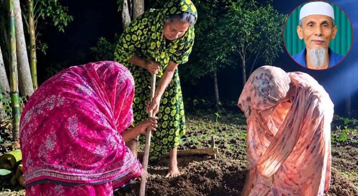 সাঈদীর মামলার বাদীর দাফনে এলেন না কেউ, কবর খুঁড়লেন স্ত্রী, মেয়ে ও বোন